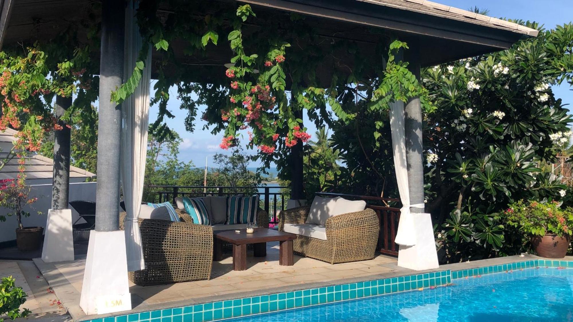 Samui Blu, Villa With Private Pool Choeng Mon エクステリア 写真